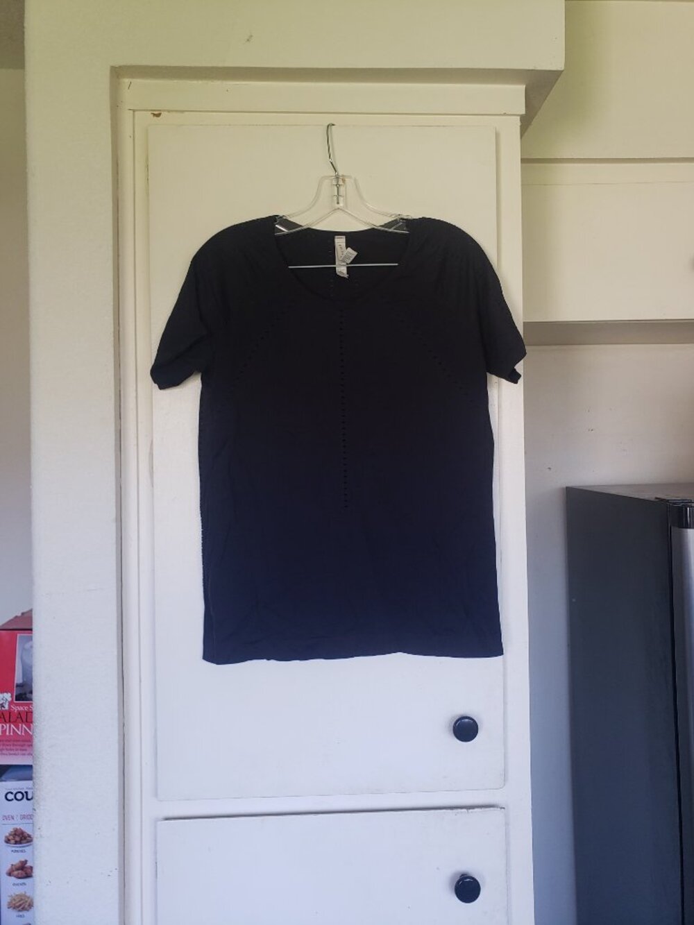 Athleta Black short sleeve top Size Medium
